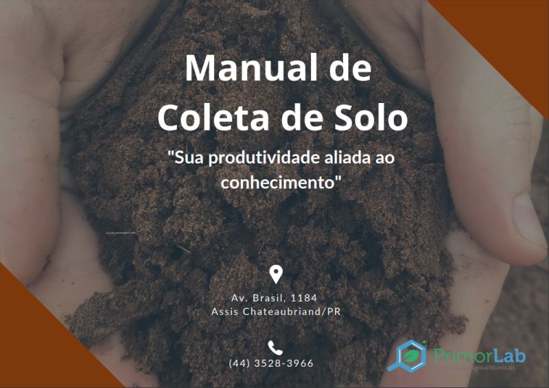 Manual de Coleta - Análise de Solo